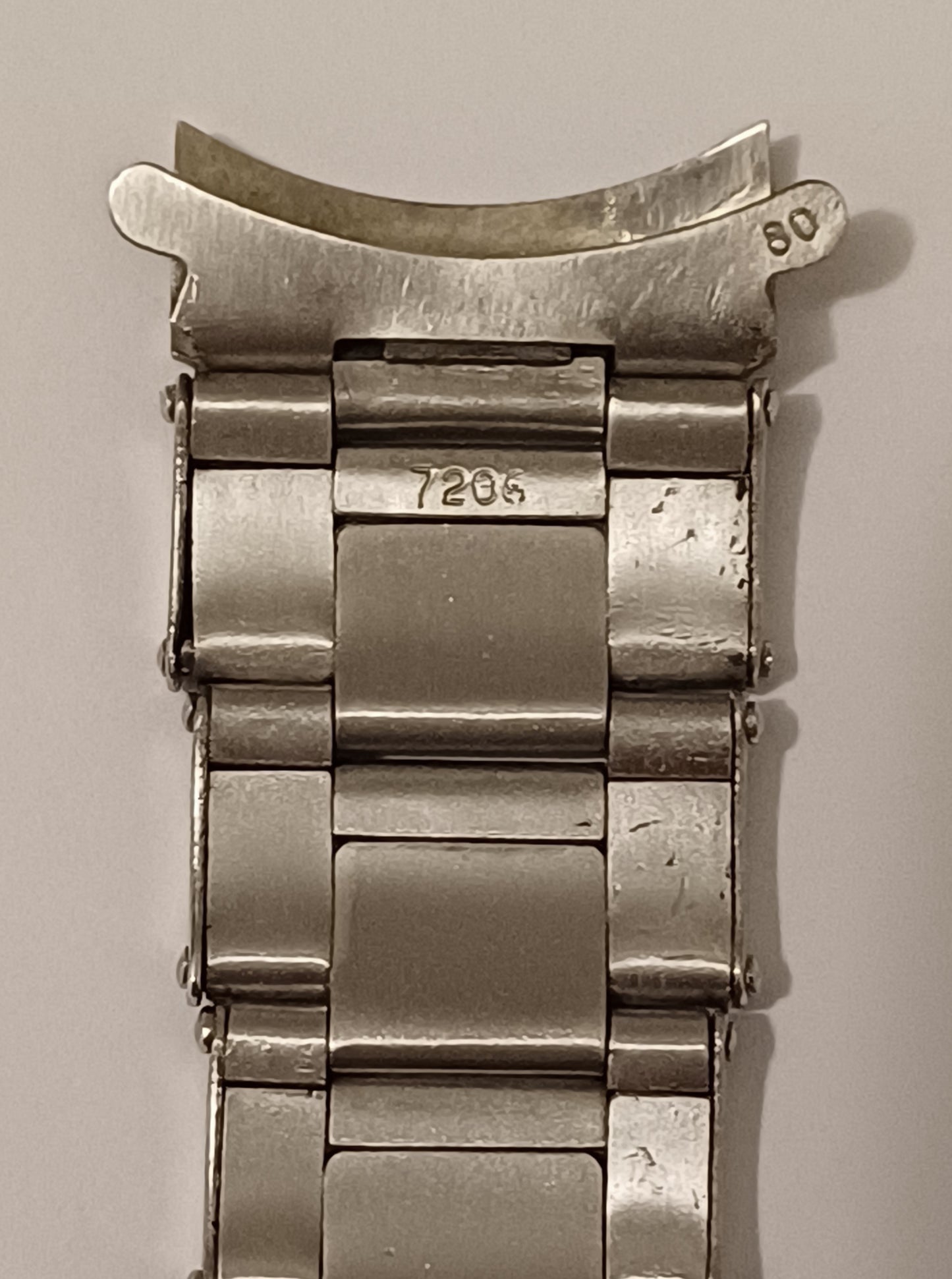 Rolex 7206 bracciale Oyster Rivettato
20 mm Finali 80 Anno 1961