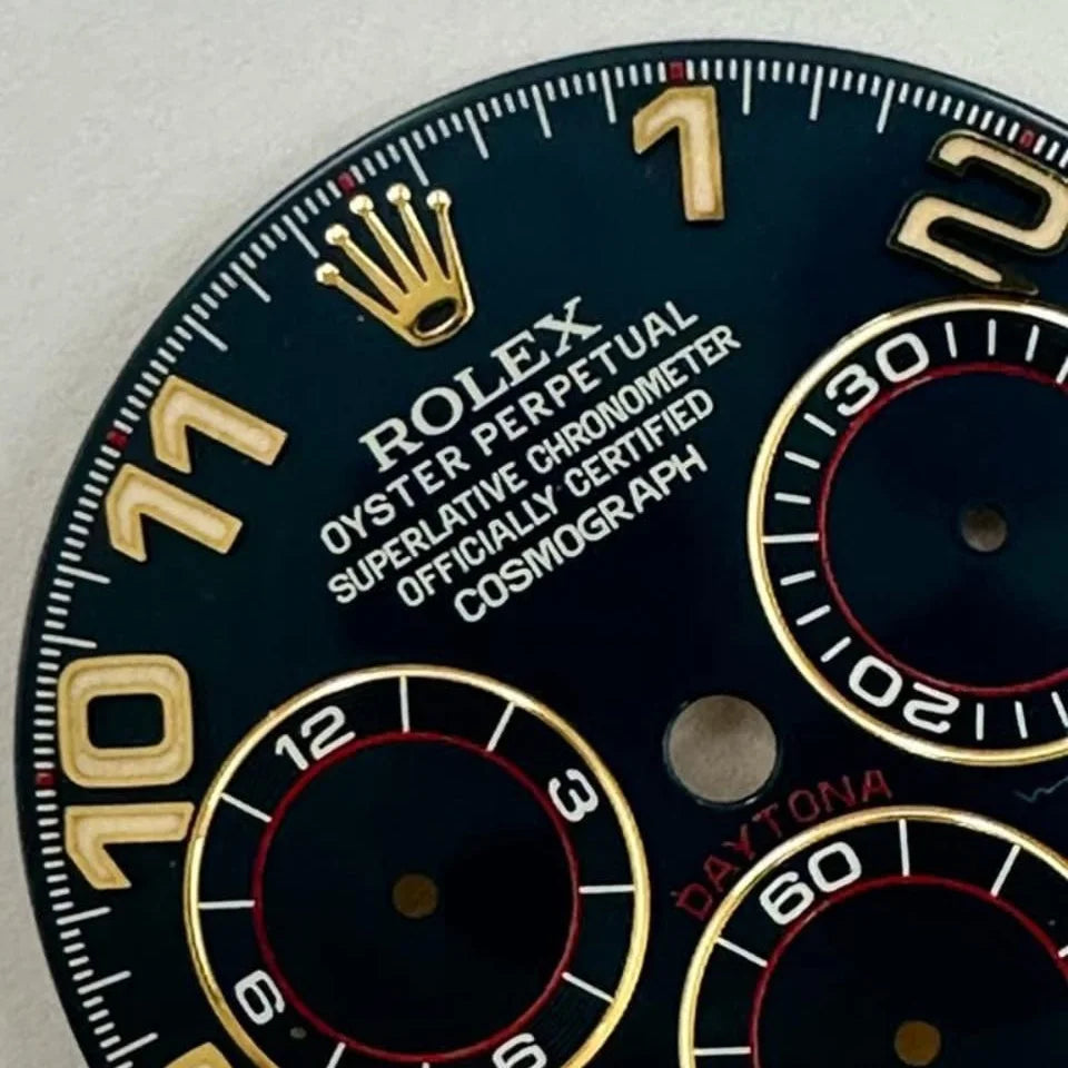 ROLEX DAYTONA 1 16503 1 16528 1 16518 1 16508 quadrante DIAL BLU RACING CHROMALIGHT.