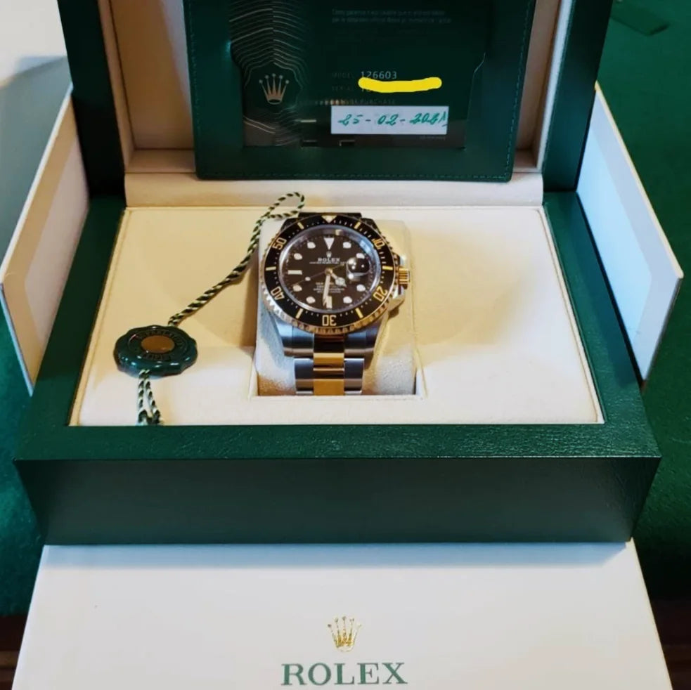 Rolex Seadweller ,ref. 126603 , Anno 2021 , 43 mm , Acciaio/Oro.